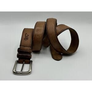 Browning 100% Genuine Leather Brown Classic Belt Mens Size 42 Hunting